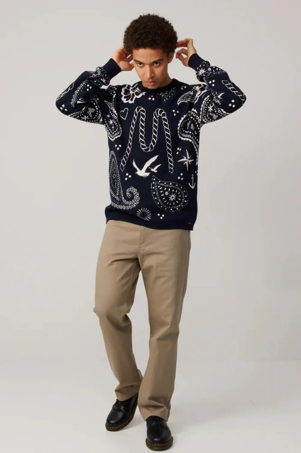 Makia Neulepuserot|Kaikki Neuleet>miesten neulepusero Beam Knit,