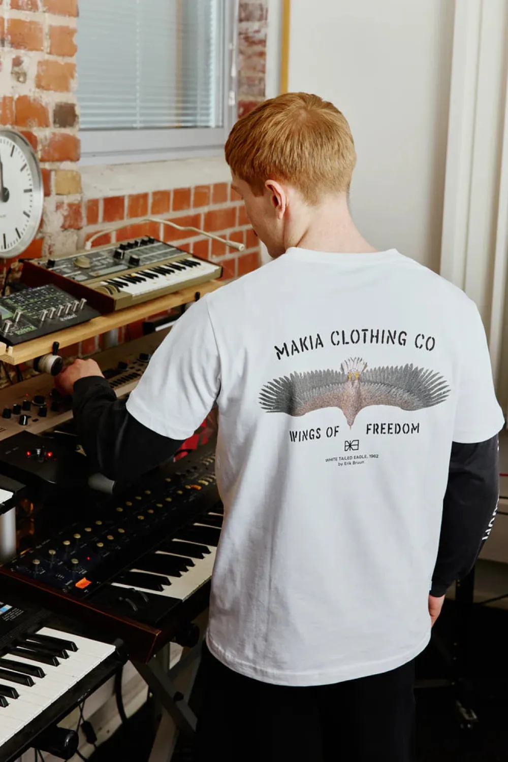 Makia T-Paidat|Kaikki Paidat>miesten t-paita Wings T-shirt,