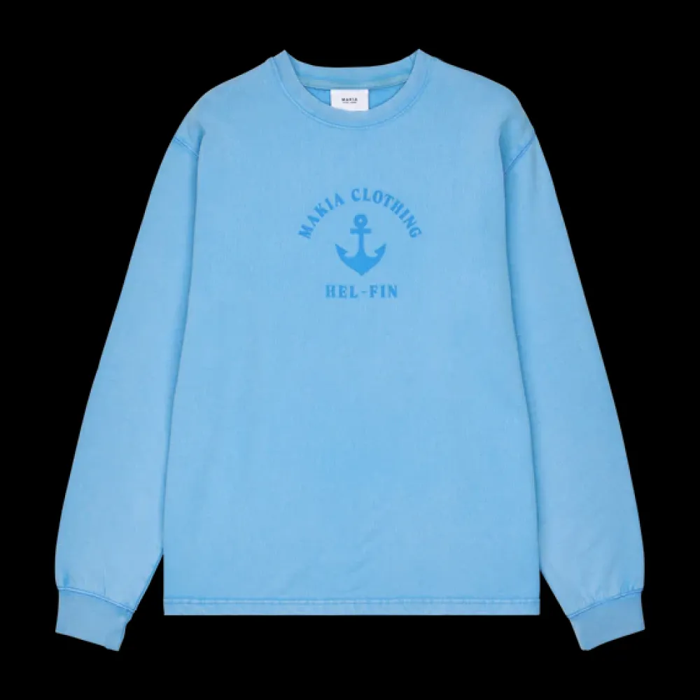 Makia Collegepaidat|Kaikki Paidat>unisex college, ABYSS LIGHT SWEATSHIRT