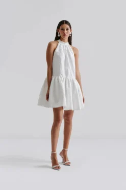 Malina Mekot|Kaikki Mekot Ja Hameet>naisten mekko, FLORA HALTERNECK MINI DRESS