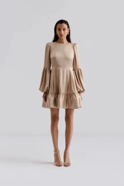 Malina Mekot|Kaikki Mekot Ja Hameet>naisten mekko, JASMINE RUFFLED MINI DRESS