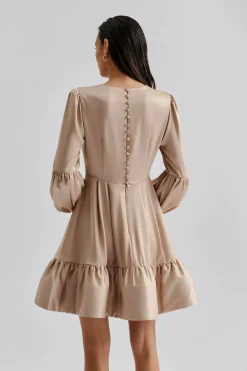 Malina Mekot|Kaikki Mekot Ja Hameet>naisten mekko, JASMINE RUFFLED MINI DRESS