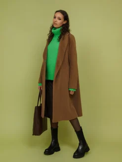 Manuela Conti Talvitakit|Villakangastakit>Naisten Villakangastakki Baby Lama