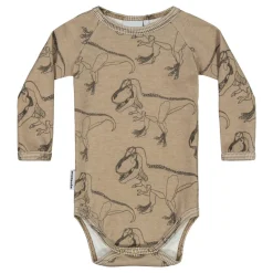 Metsola Vauvanvaatteet>Lasten Body, SUPER POWER MUDDY BOOTS RIB BODY LS Ruskea Kuosi