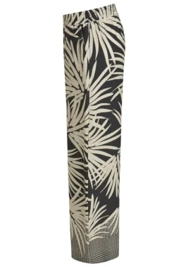 Milano Italy Suorat Housut Ja Kangashousut|Kaikki Housut Ja Farkut>naisten housut, WIDLEG PANTS BLACK PRINT