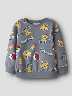Name It Collegepaidat|Kaikki Paidat>lasten collegepusero, NMMSILO POKEMON REG SWEATSHIRT