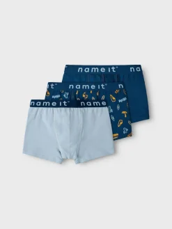 Name It Alushousut|Kaikki Alusvaatteet Ja Pyjamat>bokserit, NKMBOXER 3P GIBRALTAR SEA