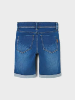 Name It Shortsit Ja Caprit|Kaikki Housut Ja Farkut>farkkushortsit, NKMSILAS SLIM DNM L SHORTS 2272 Indigo