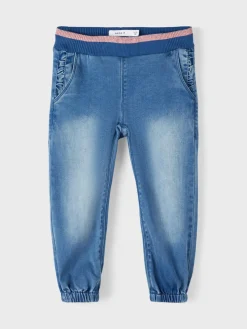 Name It Farkut|Kaikki Housut Ja Farkut>farkut, NMFBELLA SHAPED ROUND JEANS Sininen, Indigo