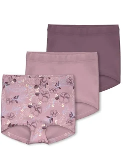 Name It Alushousut|Kaikki Alusvaatteet Ja Pyjamat>Lasten Alushousut NMFTIGHTS 3P ARTILE FLOWERS NOOS Liila