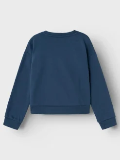 Name It Collegepaidat|Kaikki Paidat>lasten college, NKFLASANNE LS LOOSE SHORT SWEAT