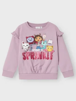 Name It Collegepaidat|Kaikki Paidat>lasten college, NMFNERA GABBY REG SWEAT Liila