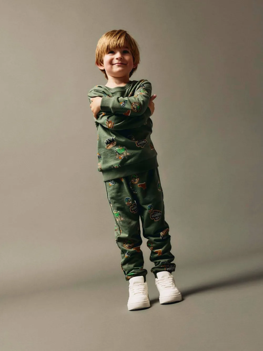 Name It Collegehousut|Kaikki Housut Ja Farkut>lasten collegehousut, NMMNENNO SWEAT PANT Armeijanvihreä