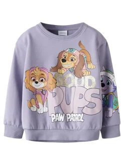 Name It Collegepaidat|Kaikki Paidat>lasten collegepaita NMFJARA PAW NREG SWEAT BRU NOOS, lila