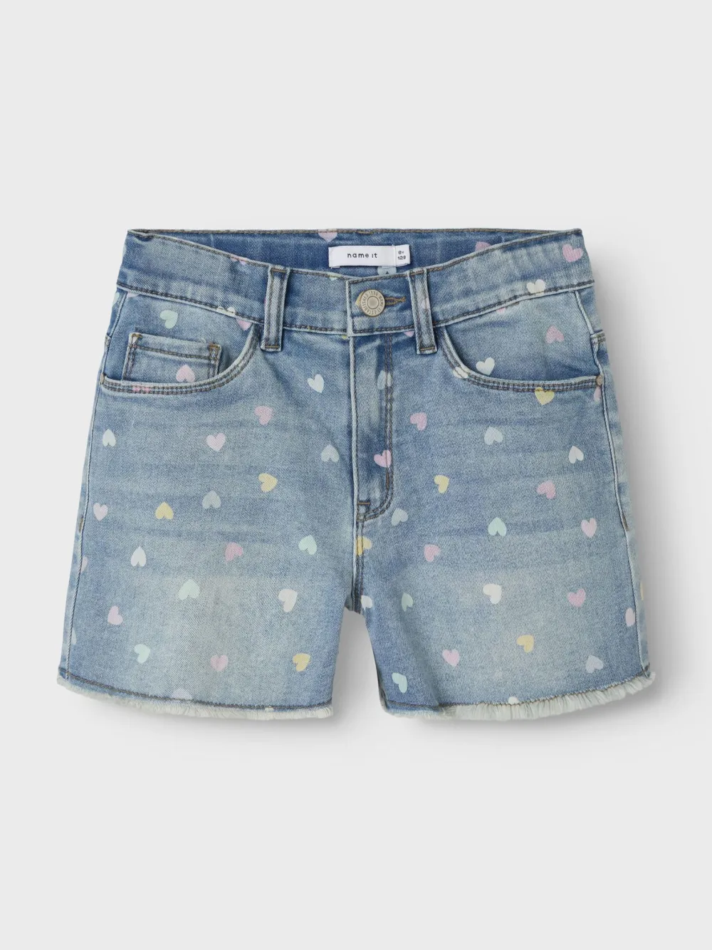 Name It Shortsit Ja Caprit|Kaikki Housut Ja Farkut>lasten farkkushortsit, NKFROSE HW MOM DENIM SHORTS 3555 Indigo