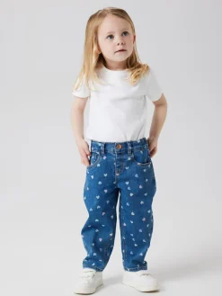 Name It Farkut|Kaikki Housut Ja Farkut>lasten farkut, NMFBELLA MOM SHAPED JEANS Sininen, Indigo