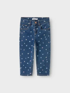 Name It Farkut|Kaikki Housut Ja Farkut>lasten farkut, NMFBELLA MOM SHAPED JEANS Sininen, Indigo