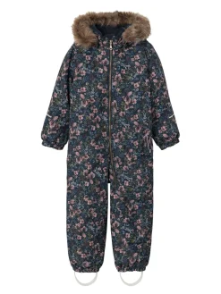 Name It Talvihaalarit|Kaikki Haalarit>lasten haalari, NMFSNOW10 SUIT MELODY FLOWER