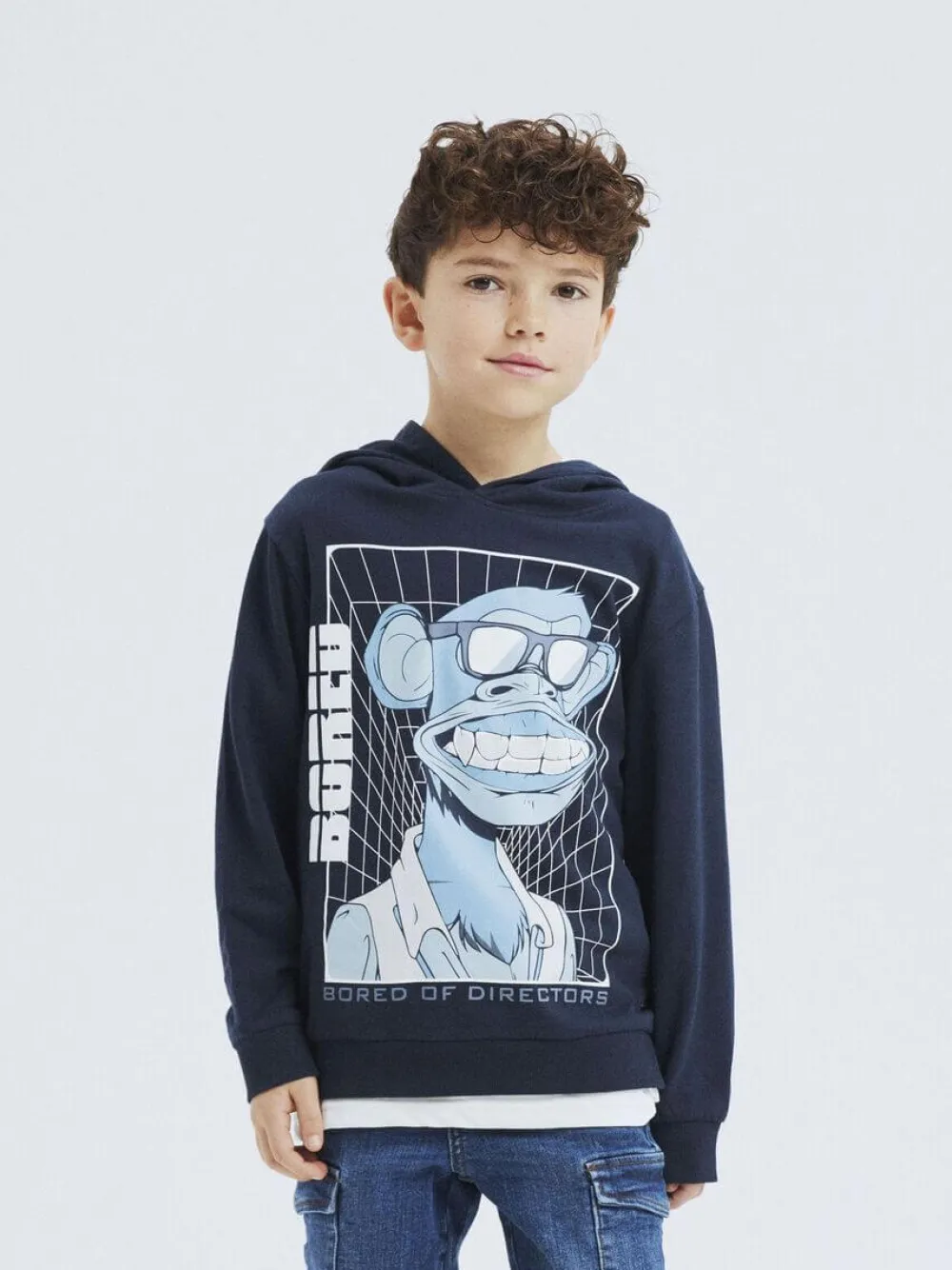 Name It Hupparit|Kaikki Paidat>lasten huppari, NKMNOBEL BOREDOFD REG SWEAT