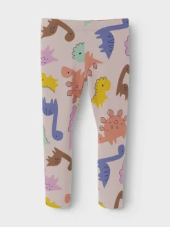 Name It Leggingsit|Kaikki Housut Ja Farkut>lasten leggingsit, NMFNIRIANNE LEGGING Beige Kuosi
