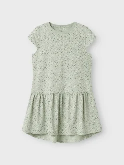Name It Mekot|Kaikki Mekot, Hameet Ja Jumpsuitit>lasten mekko, NKFVIGGA CAPSL DRESS Vihreä Kuosi