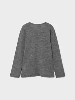 Name It Pitkähihaiset Paidat|Kaikki Paidat>Lasten Merinovilla Paita NKMWANG WOOL PLAIN LS TOP