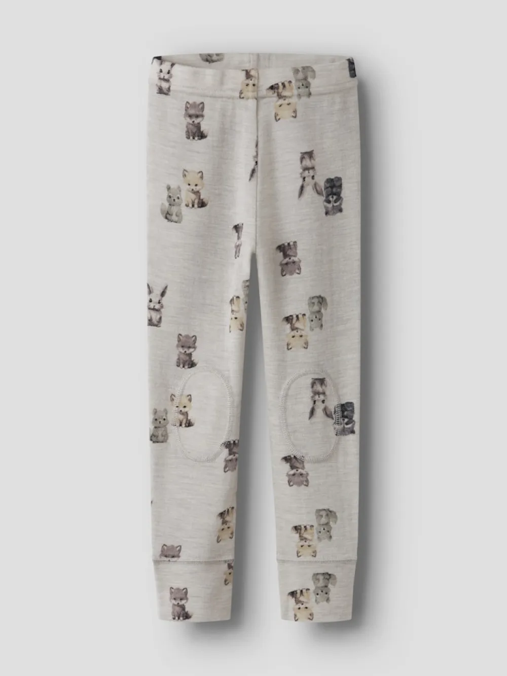 Name It Leggingsit|Kaikki Housut Ja Farkut>Lasten Merinovillaiset Leggingsit, NMMWang Wool Rib Longjohn Aop