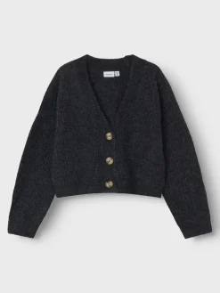 Name It Kaikki Neuleet>lasten neuletakki, NKFHOLLY BOXY SHORT KNIT CARDIGAN