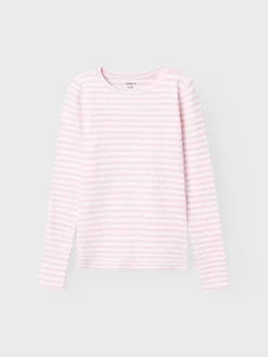 Name It Pitkähihaiset Paidat|Kaikki Paidat>lasten paita, NKFSURAJA LS TOP Raidallinen Vaaleanpunainen