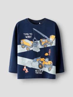 Name It Pitkähihaiset Paidat|Kaikki Paidat>lasten pitkähihainen paita NMMOFEK TONKA LS TOP,