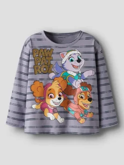 Name It Pitkähihaiset Paidat|Kaikki Paidat>lasten pitkähihainen paita NMFJANNET PAW LS NREG TOP, violetti