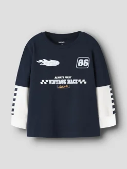 Name It Pitkähihaiset Paidat|Kaikki Paidat>lasten pitkähinaine paita NMMRICHAEL LS NREG TOP BOX,