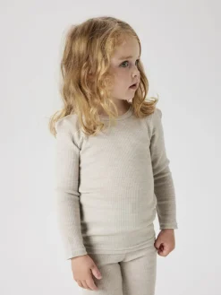 Name It Aluskerrastot|Ulkovaatteet·Aluskerrastot>lasten pusero, NMNWAX WOOL RIB LS TOP