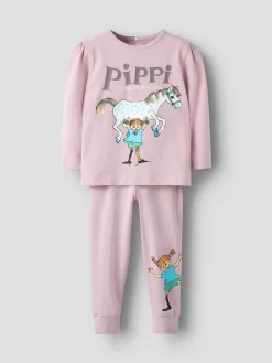 Name It Pyjamat|Kaikki Alusvaatteet Ja Pyjamat>lasten pyjama NMFSOLEIM PIPPI LS NIGHTSET,