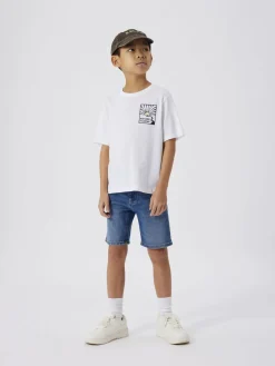 Name It Shortsit Ja Caprit|Kaikki Housut Ja Farkut>Lasten Shortsit, NKMRYAN REG DNM SHORTS NOS Indigo