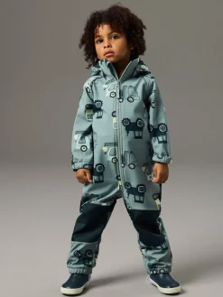 Name It Välikausihaalarit|Kaikki Haalarit>lasten softshell haalari NMMALFA08 SOFTSHELL SUIT NOOS, kuosi vihreä