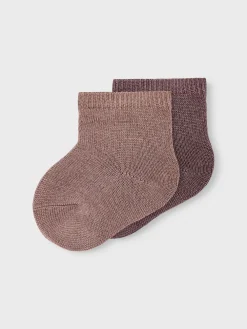 Name It Asusteet·Sukat>Lasten Sukat, NBFWAKTA WOOL/VIS 2P SOCK