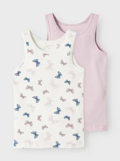 Name It Topit|Kaikki Paidat>Lasten Toppi, NMFTANK TOP 2PACK NOOS Liila