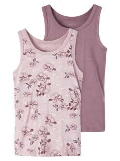 Name It Topit|Kaikki Paidat>lasten toppi, NMFTANK TOP 2P ARTICLE FLOWERS Liila