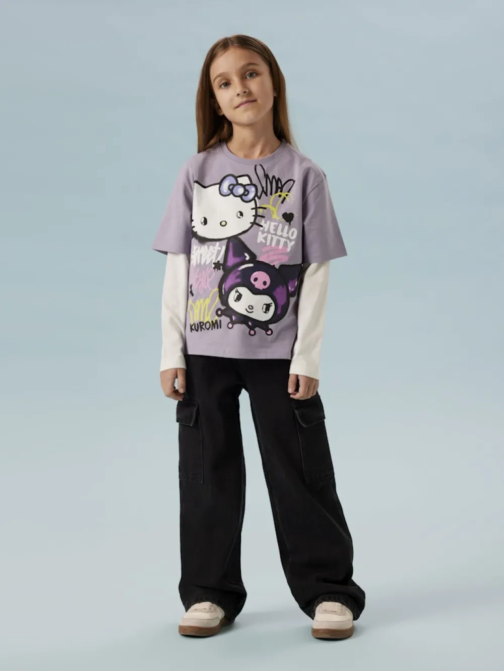 Name It T-Paidat|Kaikki Paidat>lasten t-paita NKFDYDA HELLOK SS NREG TOP, violetti