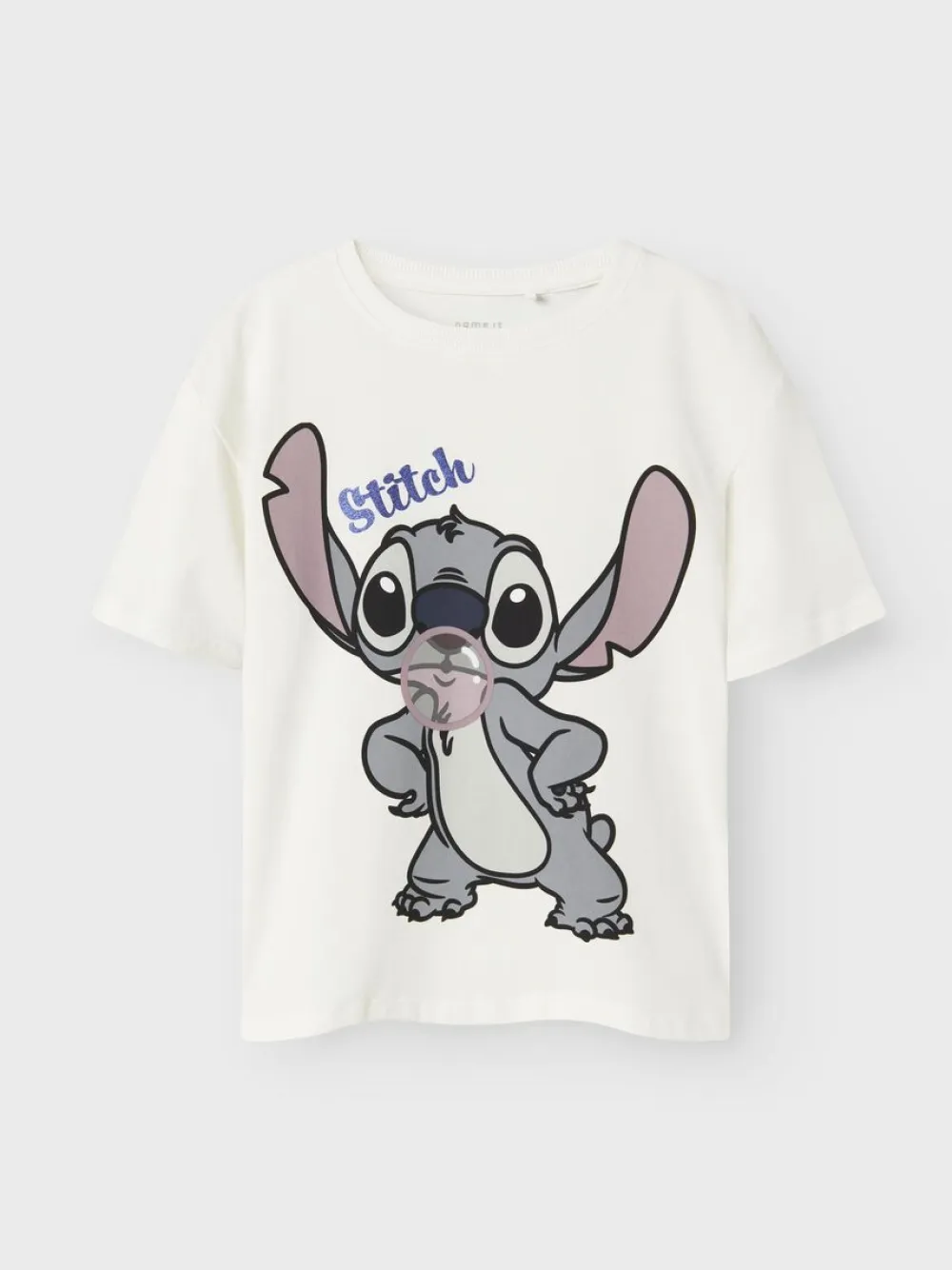 Name It T-Paidat|Kaikki Paidat>lasten t-paita NKFAKUN STITCH REG TOP NOOS, luonnovalkoinen