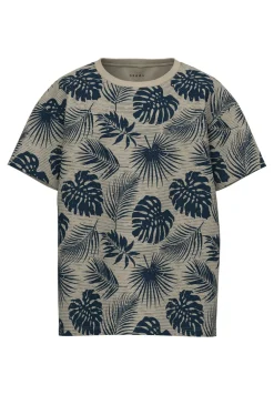 Name It T-Paidat|Kaikki Paidat>lasten t-paita, NKMVALTHER 2P SS LOOSE TOP Ruskea Kuosi