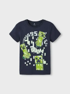 Name It T-Paidat|Kaikki Paidat>lasten t-paita, NKMFRENCH MINECRAFT SS TOP