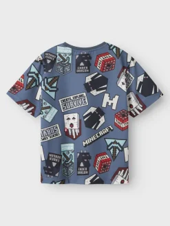 Name It T-Paidat|Kaikki Paidat>lasten t-paita, NKMMAP MINECRAFT NREG SS POLY TOP