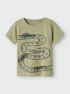 Name It T-Paidat|Kaikki Paidat>lasten t-paita, NMMBORRIS SS TOP Armeijanvihreä