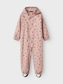 Name It Ulkovaatteet·Sadevaatteet>lasten vuorellinen sadepuku, NMFDRY10 RAIN SUIT FLEECE