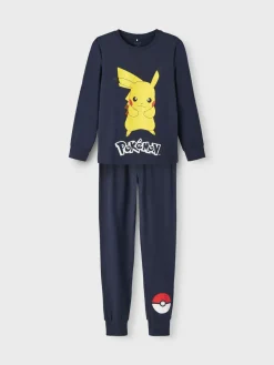 Name It Pyjamat|Kaikki Alusvaatteet Ja Pyjamat>lasten yöasu, NKMNASH POKEMON LS NIGHTSET