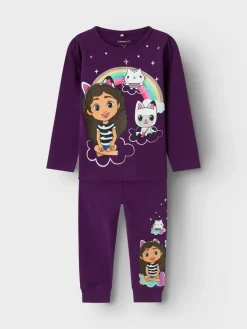 Name It Pyjamat|Kaikki Alusvaatteet Ja Pyjamat>lasten yöasu, NMFORINA GABBY NIGHTSET SKY Liila