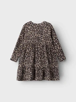 Name It Mekot|Kaikki Mekot, Hameet Ja Jumpsuitit>Mekko, NMFSYS XSL LS DRESS Ruskea Kuosi