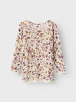 Name It Pitkähihaiset Paidat|Kaikki Paidat>paita, NMFWANG WOOL NEEDLE LS TOP Beige Kuosi